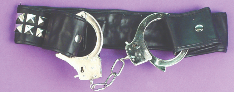 Studded Belt with Handcuffs (C4)