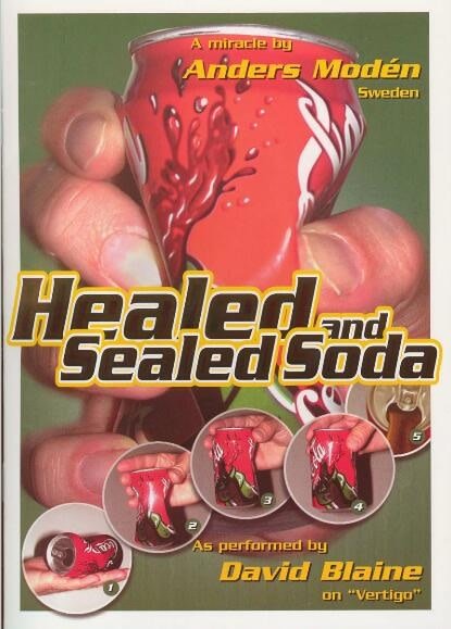 USED Healed And Sealed Soda, Booklet by Anders Moden