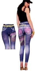 Hip Hop Jean Leggings ML fits 8-12