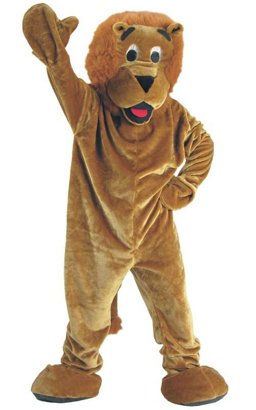 Roaring Lion Mascot  - Adult