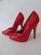 Shoes - Pumps 4 Inch Heel  Red Size 8 by Ellie Shoes