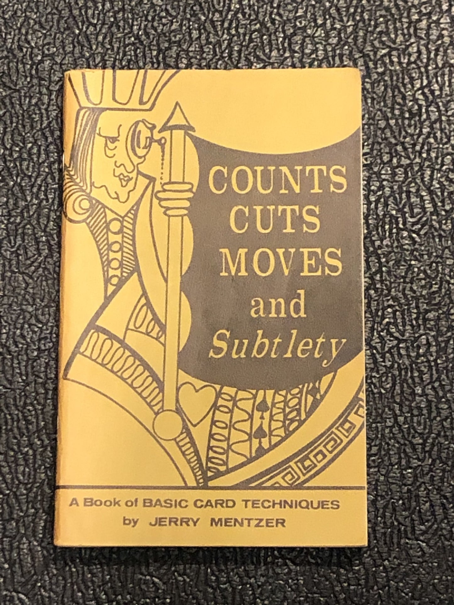 Used Book Counts Cuts Moves And Subtlety by Jerry Mentzer 1977 Soft Cover Pamphlet