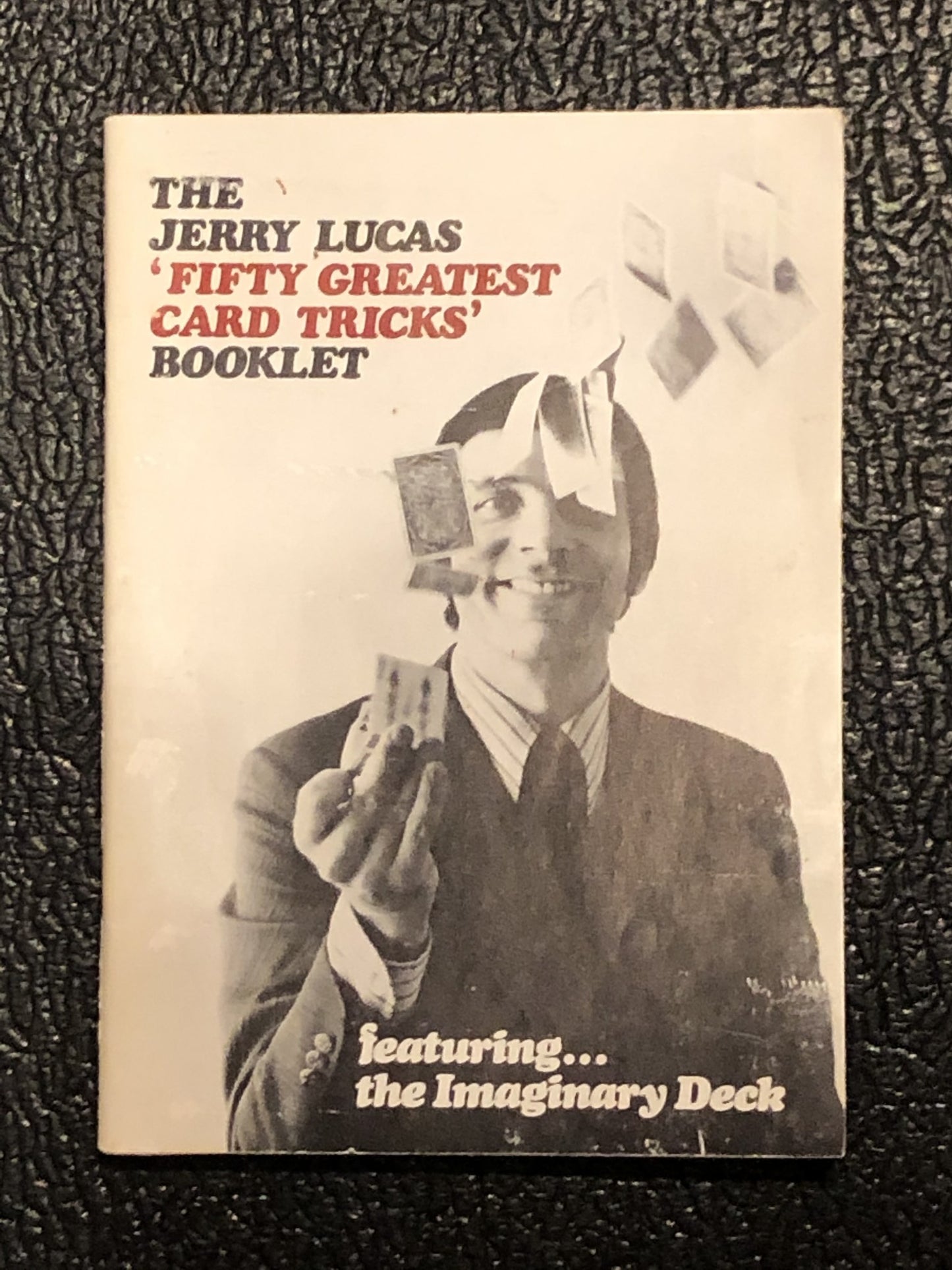 Used Book The Jerry Lucas Fifty Greatest Card Tricks Booklet by Jerry Lucas 1973 Soft Cover Pamphlet