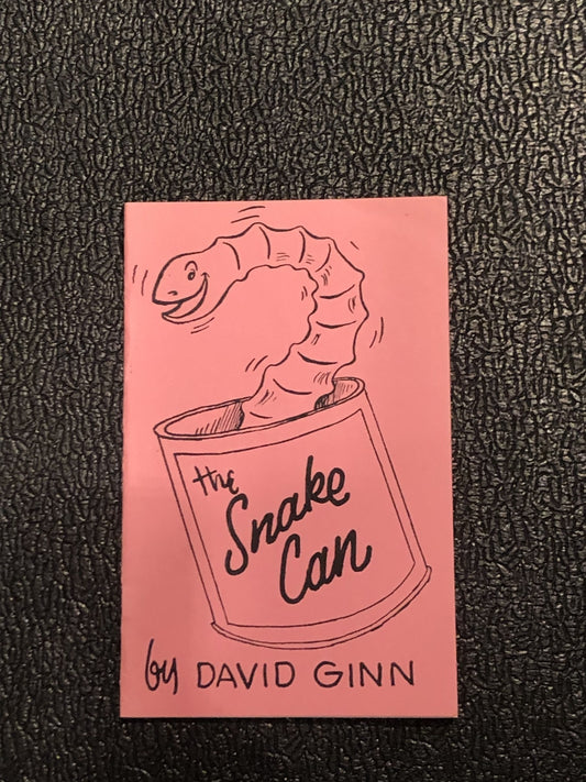 Used Book - The Snake Can By David Ginn Soft Cover Pamphlet