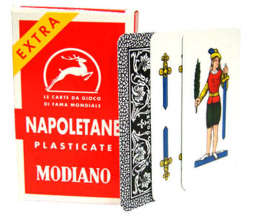 Deck of Napoletane 97/25 Italian Regional Playing Cards