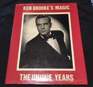 Book USED Ken Brooke's Magic The Unique Years by Ken Brooke 1980 w/Dust Jacket VG