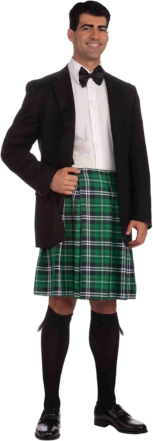 Green Plaid Gentleman's Kilt - Adult