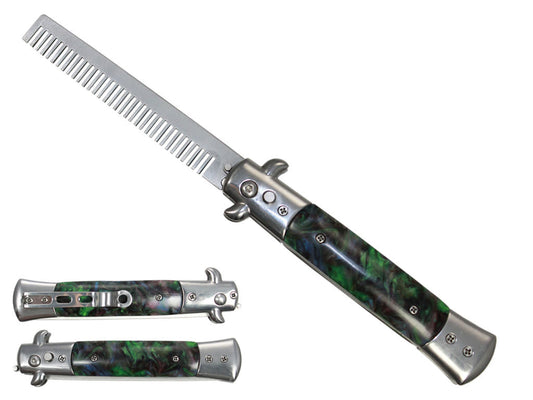 4 inch Deluxe Switchblade Comb,