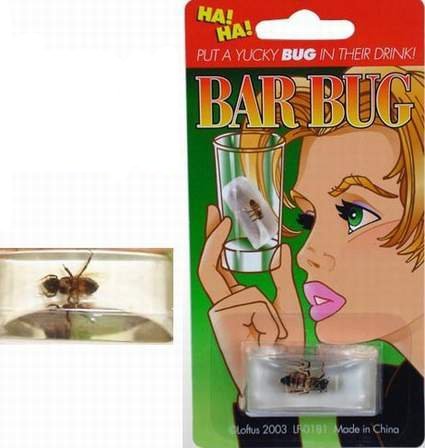 Bar Bug In Ice Cube by Loftus International