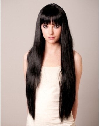 Long Flowing Black Wig by Loftus International