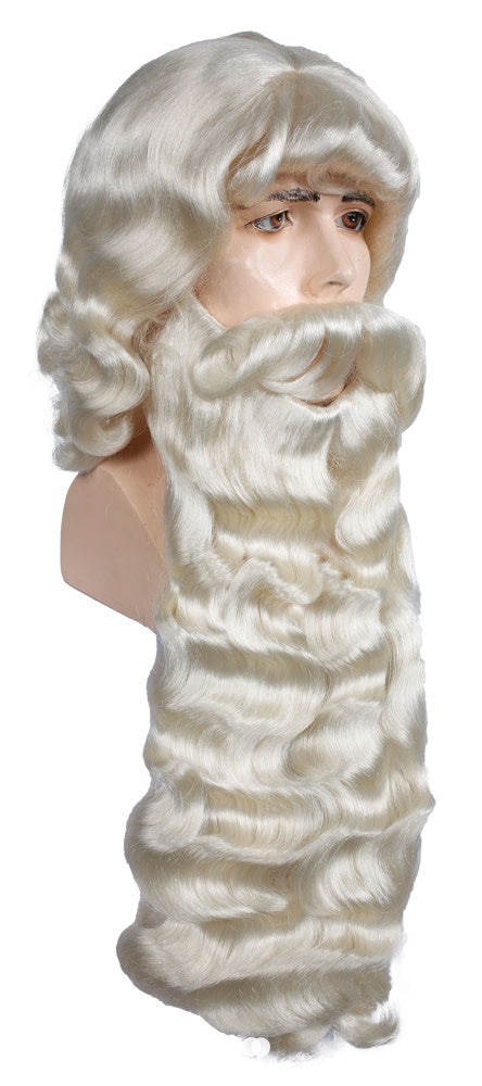 Extra Long  Santa Wig And Beard Set