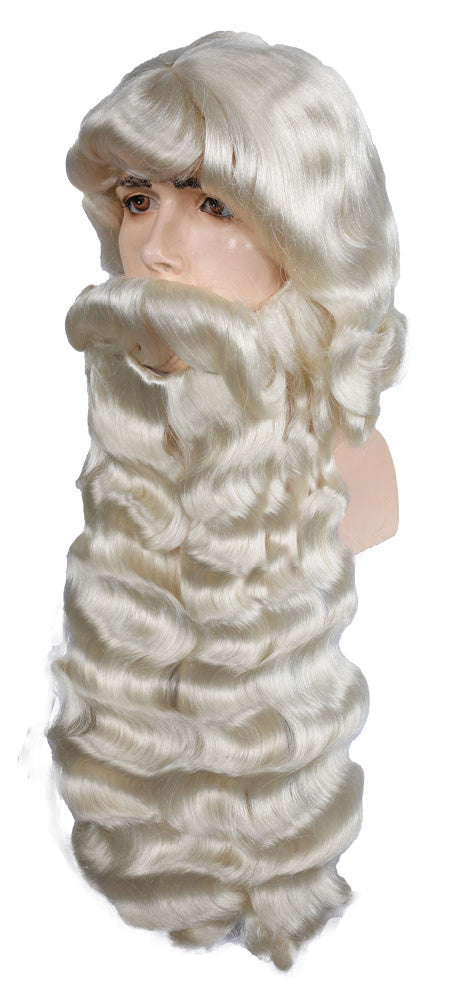 Extra Long  Santa Wig And Beard Set