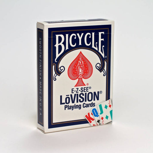 Card - Bicycle E-Z See Lovision - Blue (M8)