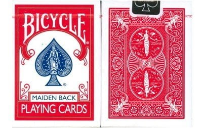 Bicycle Cards Maiden Backs by USPC RED