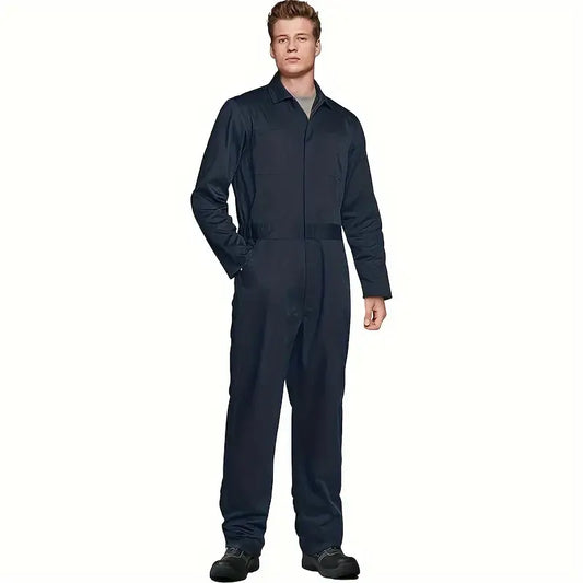 Navy Blue Mechanic Jumpsuit Adult 2XL