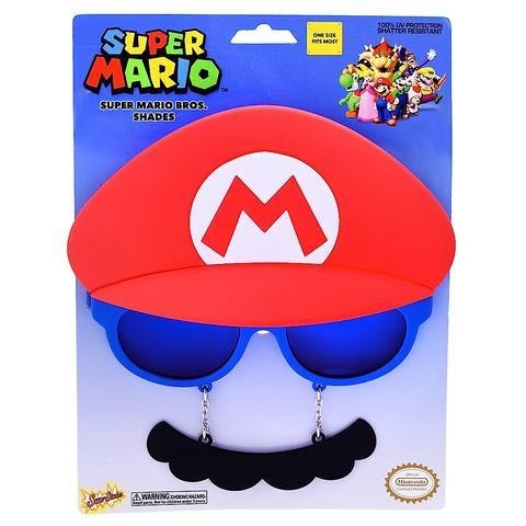 Sunglasses Super Mario Brothers Mario Sunstaches