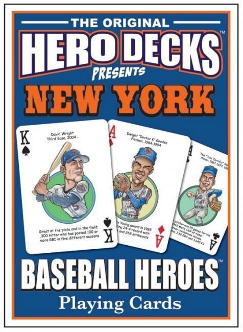 Hero Decks: New York Mets Baseball Playing Cards by Parody Productions LLC