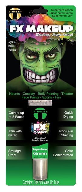 FX Makeup, Superhero Green by Tinsley