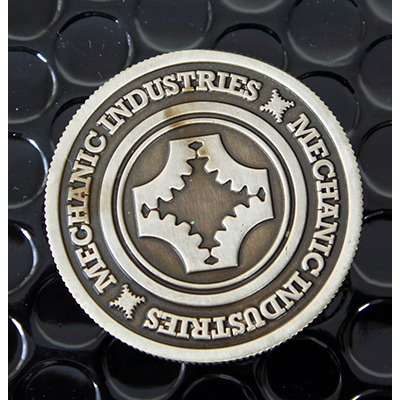 Half Dollar Coin (Gun Metal Grey) by Mechanic Industries - Trick