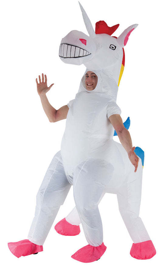 Inflatable Adult Giant Unicorn Costume, Adult Standard