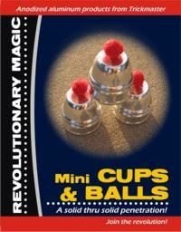 Mini Cups and Balls - Anodized Aluminum by Trickmaster Magic