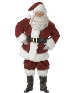 Luxury Santa Suit Large Jacket Size Up to 66 Chest