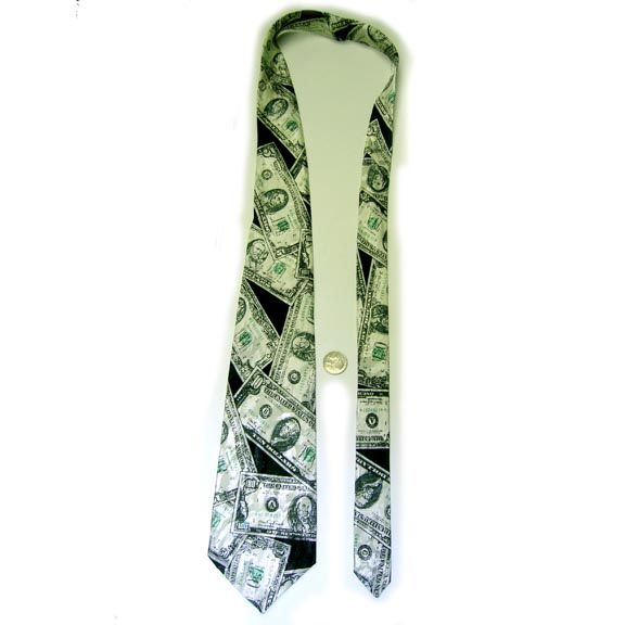 Necktie Money U.S. Bills By J-Land