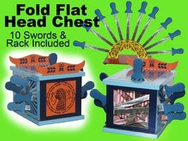 Fold Flat Head Chest - Dagger Box (M10/910)