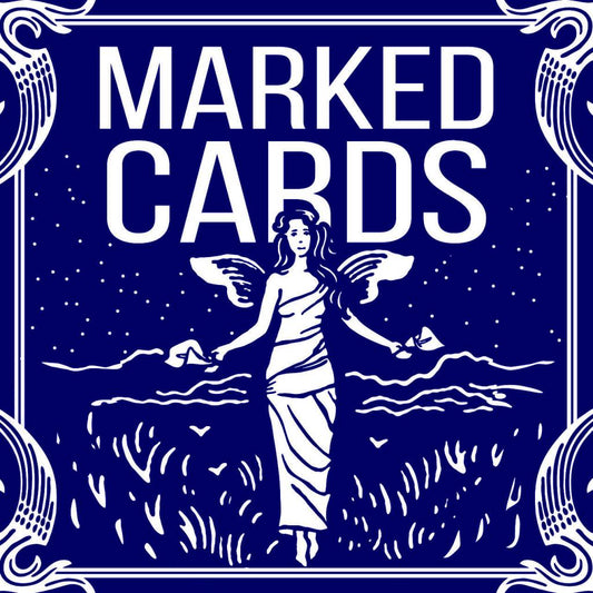 Marked Cards - Blue Bicycle Maiden Back by Penguin Magic