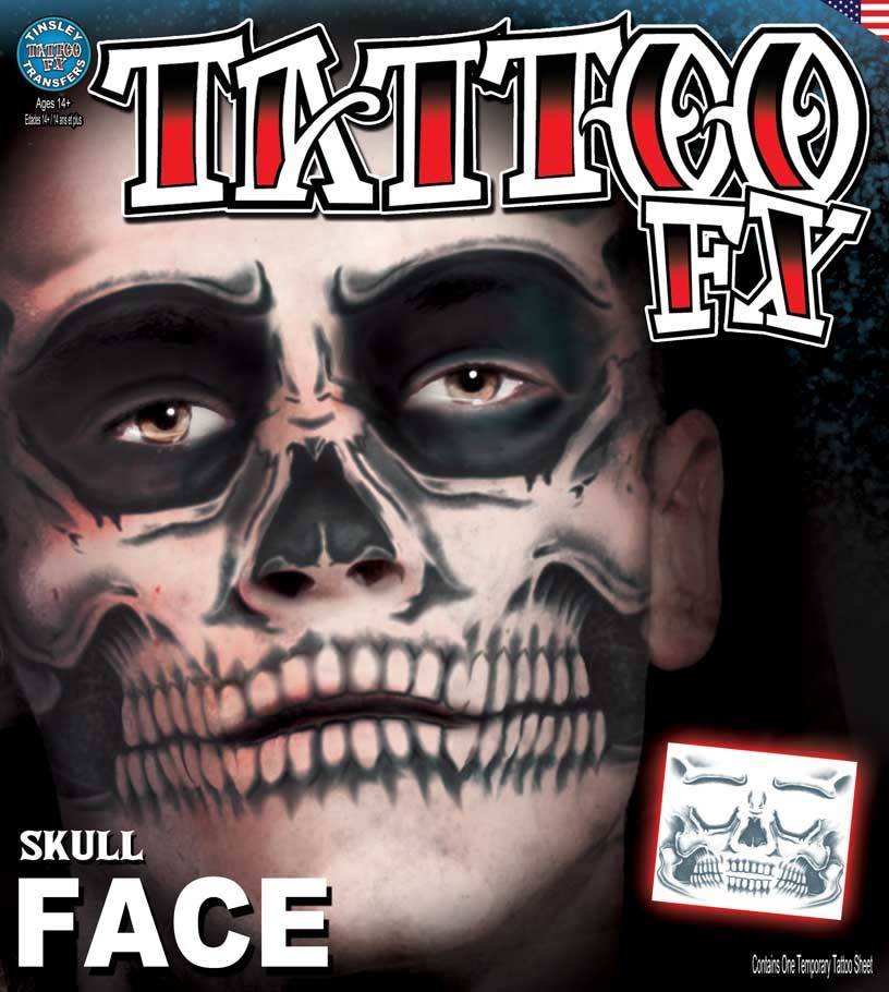 Skull Face Tattoo