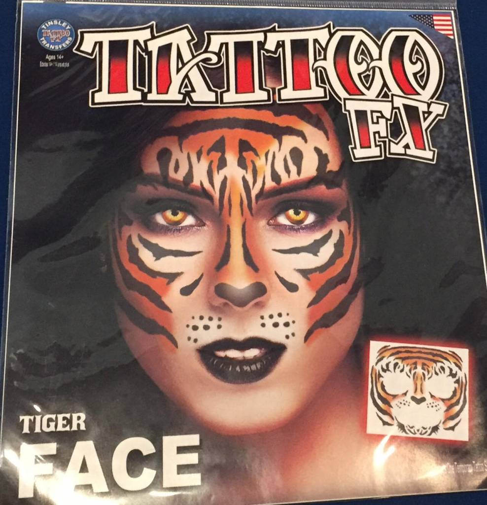 Tiger Face Tattoo