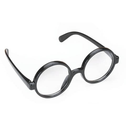 Glasses Black Frame Round by Loftus International