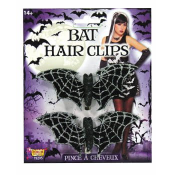 Bat Glitter Hair Clip