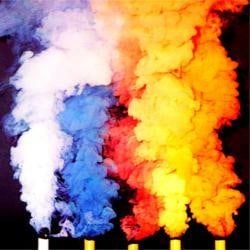 Smoke Cartridge Assorted Colors 5 Pack - 3 min by Theater Effects Inc.