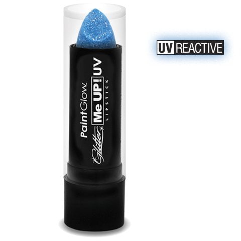 Ice Blue Neon UV Glitter Lipstick 5G