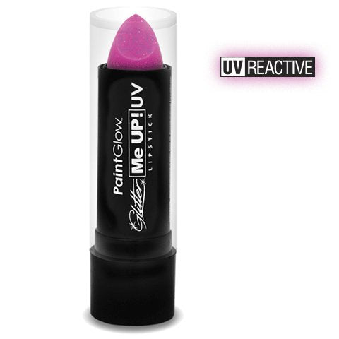 Candy Pink Neon UV Glitter Lipstick 5G