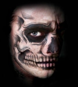 Skull Face Tattoo