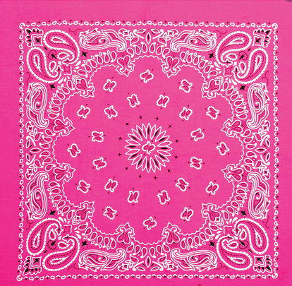 Pink Bandana, Cotton