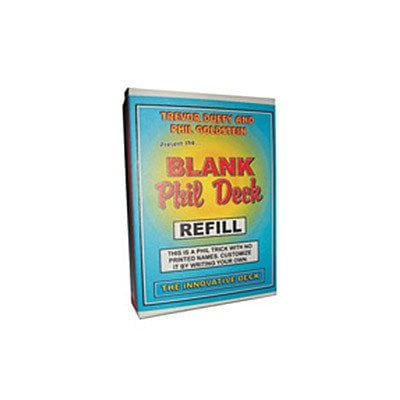 Refill for Blank Phil Deck by Trevor Duffy s (M10)