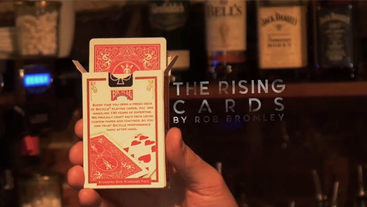 The Rising Cards, Red - DVD and Gimmicks by Rob Bromley from Alakazam Magic UK