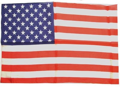 Silk - American Flag 14 inch x20 inch by Royal Magic