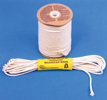 Magician's Rope 50' Hank, 8mm - White by Morris Costumes