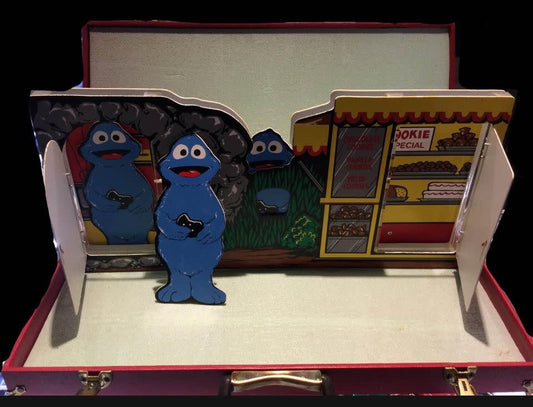 ORIGINAL Run Cookie Monster Run Bakery Bear Jim Goren  w/Ron Bacon Case