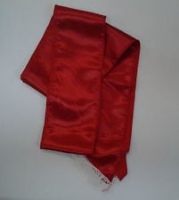 Satin Sash Red