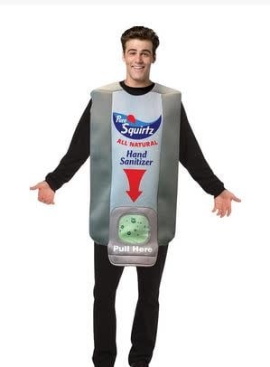 Hand Sanitizer Wall Dispenser Adult Costume