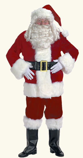 Velvet Santa Suit, Deluxe - 42-48