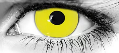 Zombie Yellow Contact Lenses