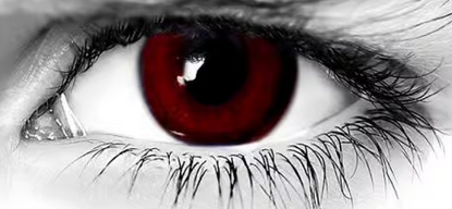 Blood Red Contact Lenses