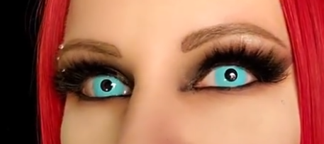 Zombie Blue Contact Lenses