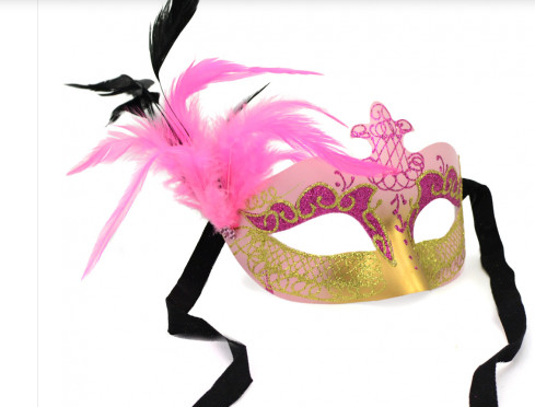 Pink Party Princess Eye Mask